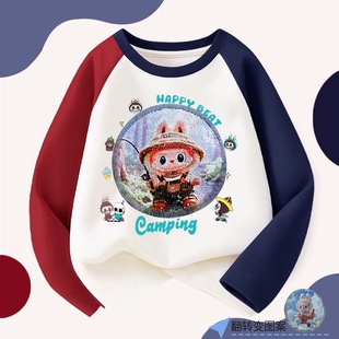 ��������Ƭ��ͯ�L��T���l���ﶬ2025�¿���ͯ��labubu���״�׳�