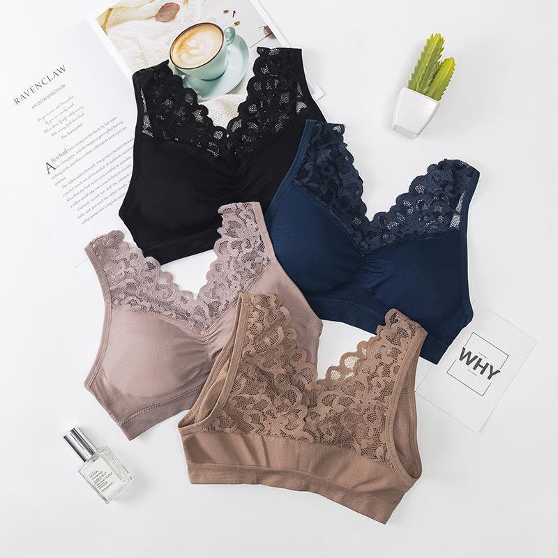 Feng Zhixin Underwear 1931 Lace Beautiful Back Seamless Strapless Bottoming Wrap Chest Joker Plus Fat Plus Plus Vest Women Wholesale Feng Zhixin Underwear 1931 Lace Beautiful Back Seamless Strapless Bottoming Wrap Chest Joker Plus Fat Plus Plus Vest Women Wholesale