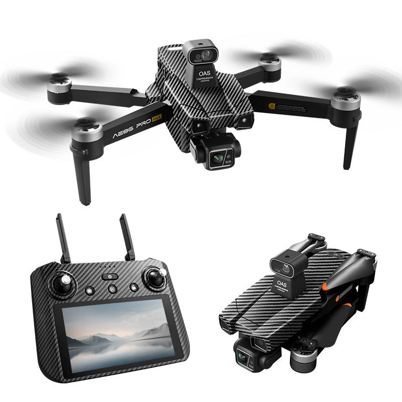 Edición transfronteriza de alto rendimiento AE86ProMax + control de pantalla de tres ejes Yuntai UAV de alta definición avión de control remoto de transmisión gráfica digital