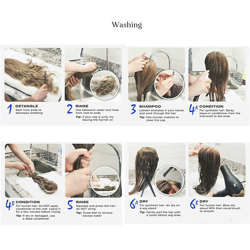 Cheveux synthétiques synthétiques, cheveux synthétiques teints en noir, couleur mixte, grande vague, cheveux bouclés minces féminins, bandeau mi-fendu pour femmes_voghion.com