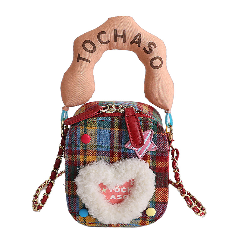 Dulce y lindo corazón de niña exquisita mini bebé bolso de mano nubes 2026 bolso de comercio exterior transfronterizo para niños
