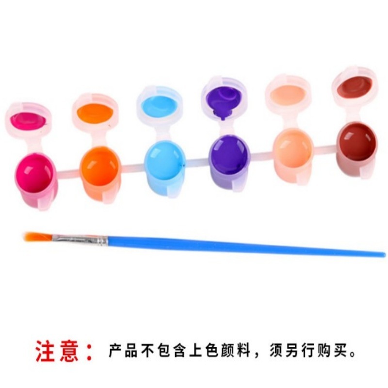 Diy木造白胚帆船児童手作り色付け木船幼稚園美労益智モザイク玩具材料|undefined