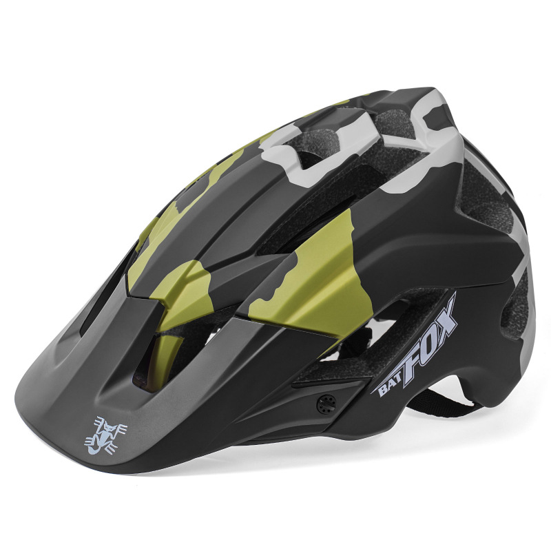 Batfox fuera de la carretera monopatín casco medio casco polea bicicleta casco protector montaña bicicleta montar casco