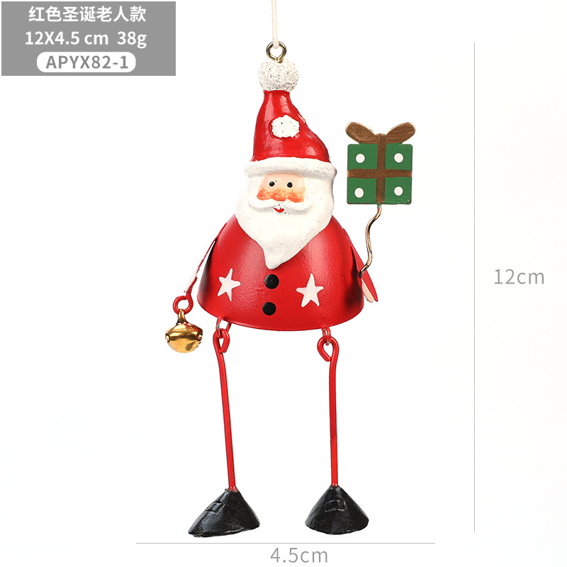 Rojo Santa Claus colgante/pieza/38G