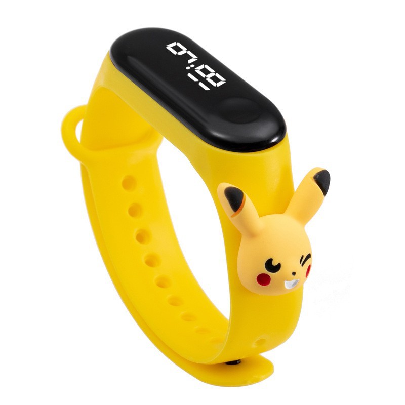 【公仔混色随机】米3LED手表创意礼品游泳防水卡通公仔电子手表