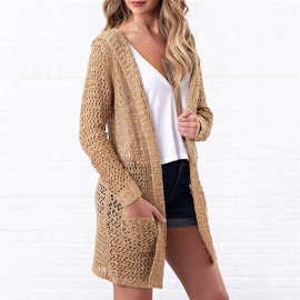 Knitted coatjacket cardigan womenкофта кардиган