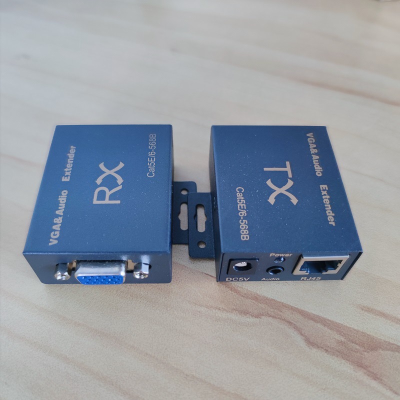 VGA网线延长器 VGA+USB网线延长器 键盘鼠标键鼠延长器
