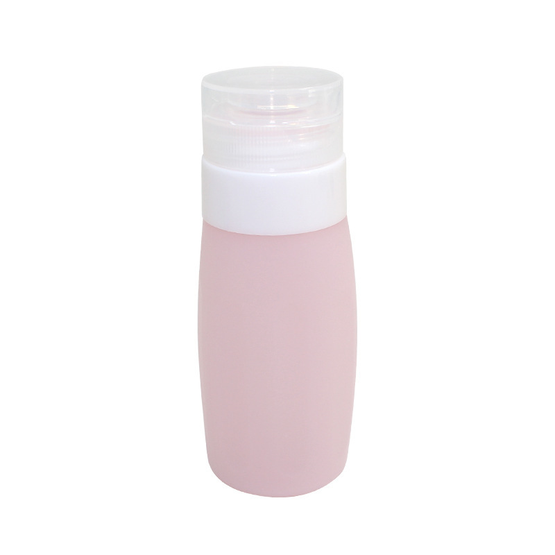 Extrusión de silicona botella de embalaje portátil para productos de cuidado de la piel loción champú de baño botella de embalaje conjunto de viaje