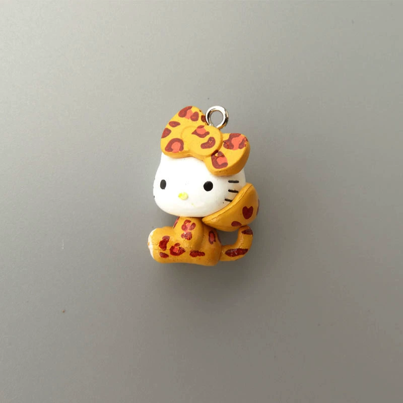 Hello Kitty, маленькая мини-фигура, подвеска, handmade