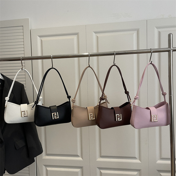 Trend solid color design underarm bag