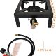 North American Australian stove with bracket cast iron stove high power propane gas stove outdoor courtyard gas baking stove