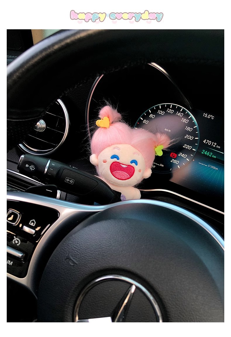 The United States blew up the mermaid princess car block decoration car turn signal wiper doll car accessories ornaments women