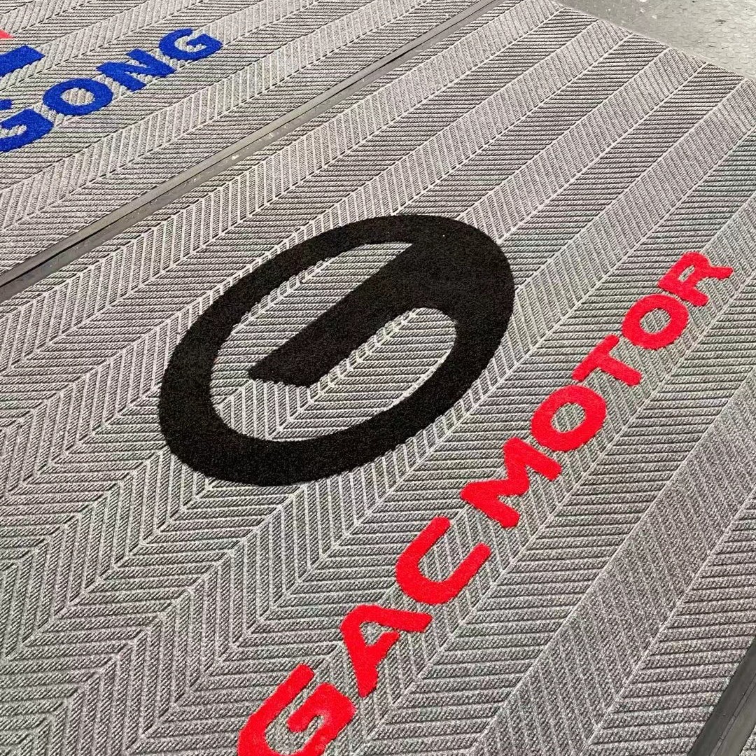 가져온 두꺼운 데니어 타이어 패턴 라이트 그레이