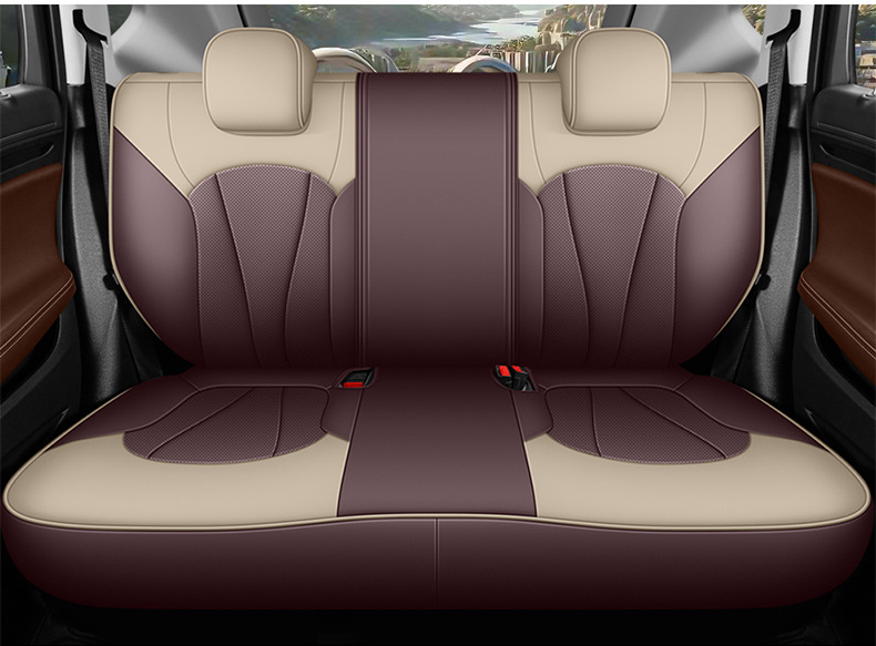 Factory Direct Sales of Perforated Leather Wear-Resistant Car Seat Cushions and Full-Coverage Special Car Seat Covers for the Verano