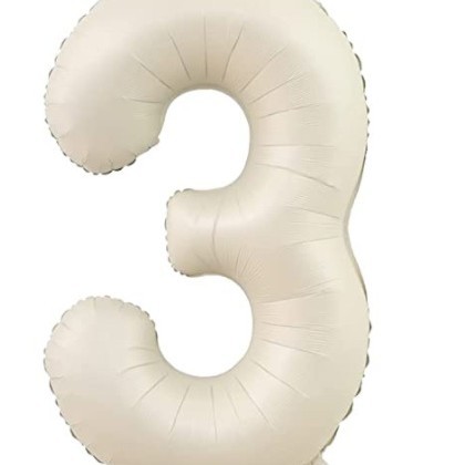 40 pulgadas digital de papel de aluminio globo vintage color leche blanco caramelo chocolate atmósfera globo decorativo