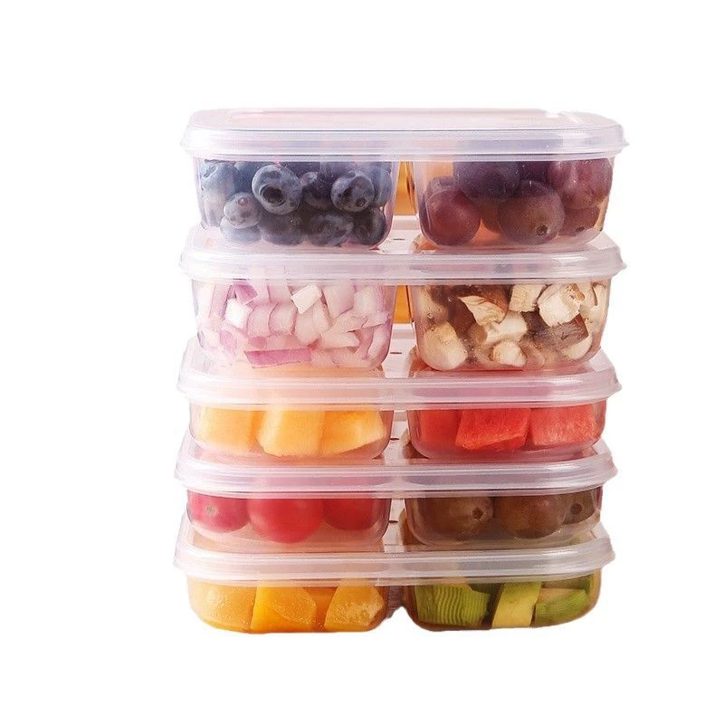 Special dishes for frozen meat food grade storage box refrigerator partition box fresh storage box with lid box ingredients