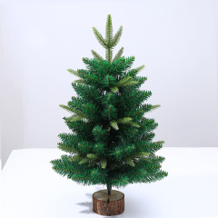 国境を越えてクリスマスの小型ミニpeがクリスマスツリーを混ぜてデスクトップを飾って45/60センチ飾った