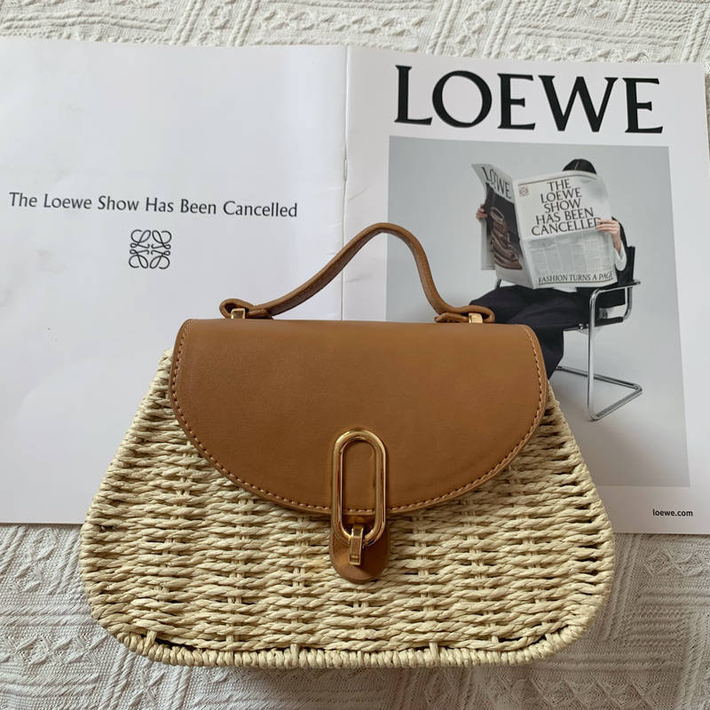 2026 New Forest Style Vintage Woven Bag for Beach Vacations, Spring/Summer Crossbody Women's Bag, Fashionable and Versatile Straw Bag 2026 New Forest Style Vintage Woven Bag for Beach Vacations, Spring/Summer Crossbody Women's Bag, Fashionable and Versatile Straw Bag