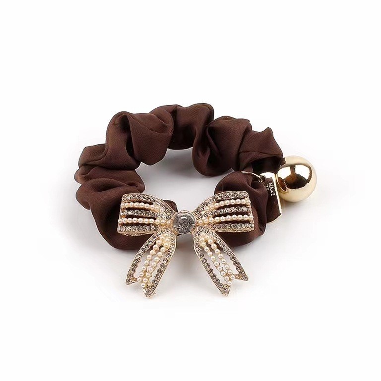 Hairgrip with bow, light luxury style