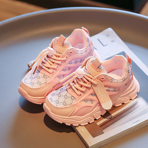 Girls' Dad Shoes 2025 Autumn Children's Korean Style Durable Sports Shoes for Boys, Primary School Students' Casual Shoes