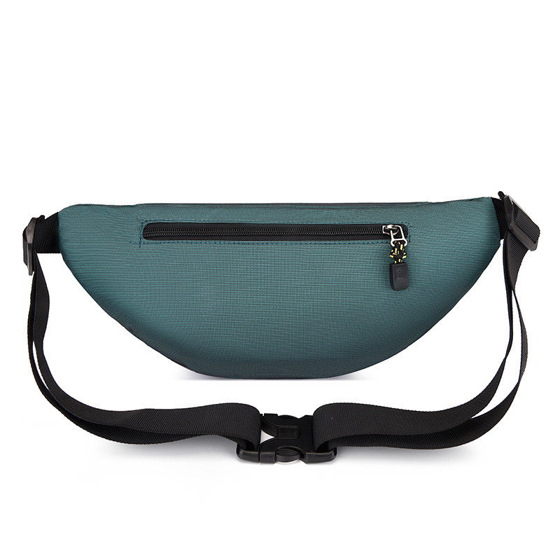 跨境热销户外跑步运动腰包休闲简约男士胸包大容量旅行单肩斜挎包