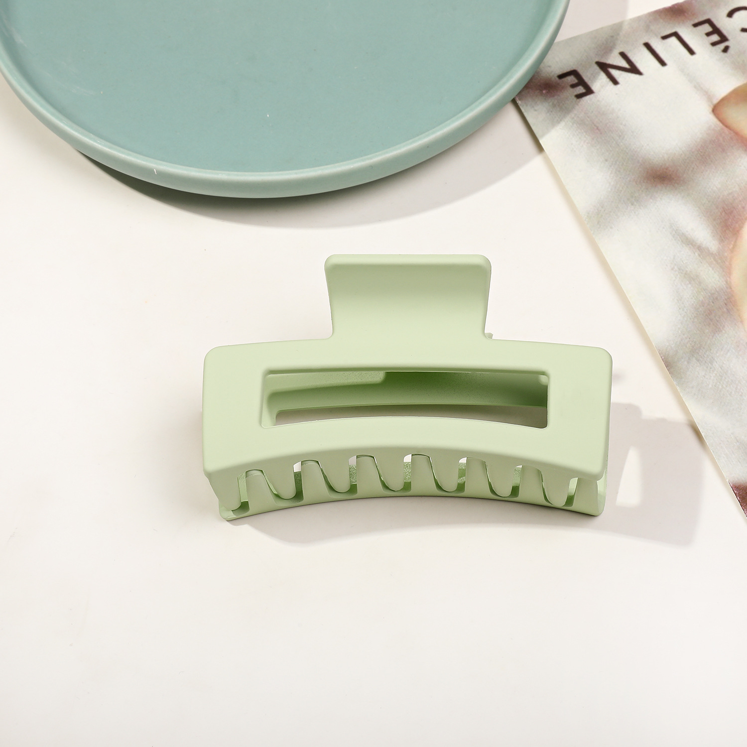 8.5cm 사각 반투명 그레이 그린 16