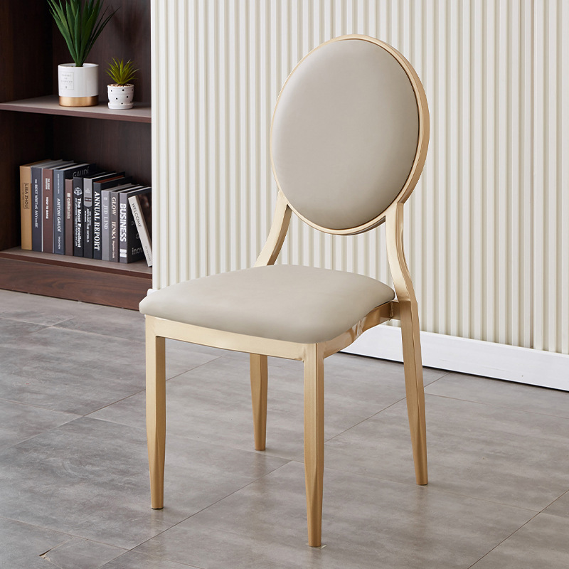 Mesa y silla de comedor multifuncional moderna simple boda gran reunión banquete silla de respaldo mesa y silla de comedor de hotel familiar