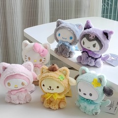 かわいいクロミ玉桂犬パチャ犬変猫ぬいぐるみストラップ人形