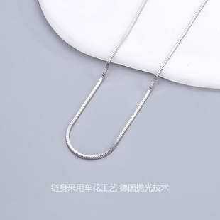 S925�y�����߹������ķ��߹���i�����Ů���Snake bone chain