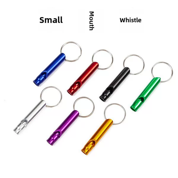 Wholesale fire aluminum alloy whistle small size whistle metal whistle aluminum alloy survival training whistle factory