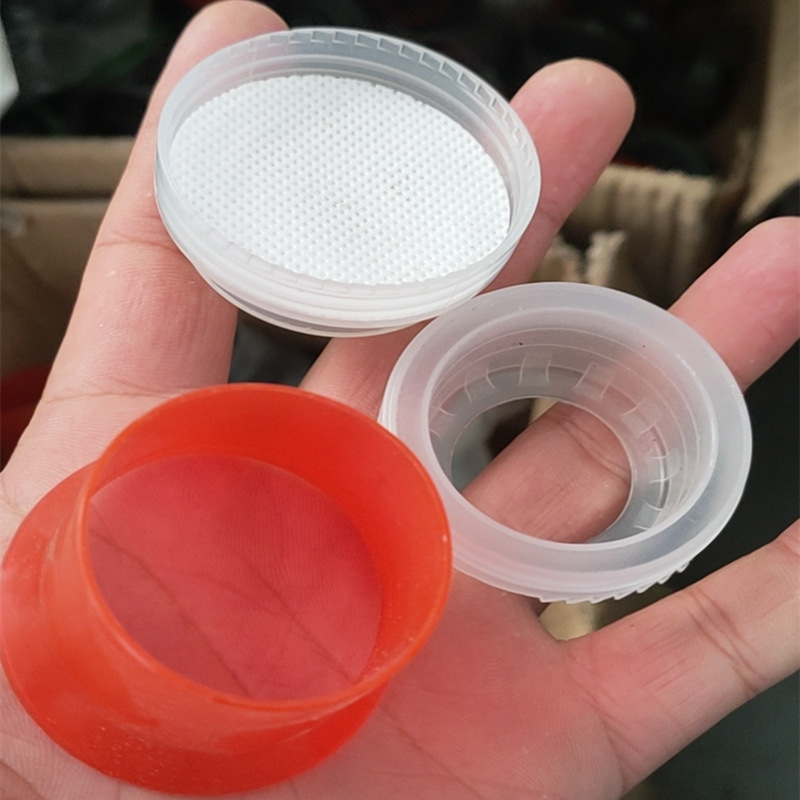 食用菌平菇菌种无纺布透气双套环丙烯无棉盖体菌袋封口出菇环优惠