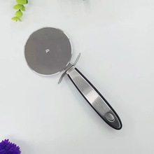 刀圆形piz介饼介饼器滚轮烘焙工具不锈钢轮刀披萨刀za披萨滚轮无