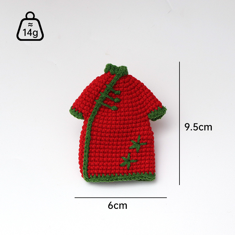 레트로 치파오 빅 레드 부티크 귀여운 네 가지 주제