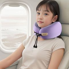 u型枕记忆棉可收纳u形枕颈枕旅行飞机旅行枕头午睡颈椎脖子护颈枕