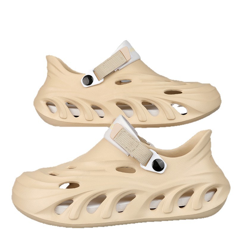 Zapatos con agujeros de mierda para hombre, talla grande transfronteriza EVA, deportes de ocio ligeros, sandalias y zapatillas Baotou, zapatos de playa al aire libre