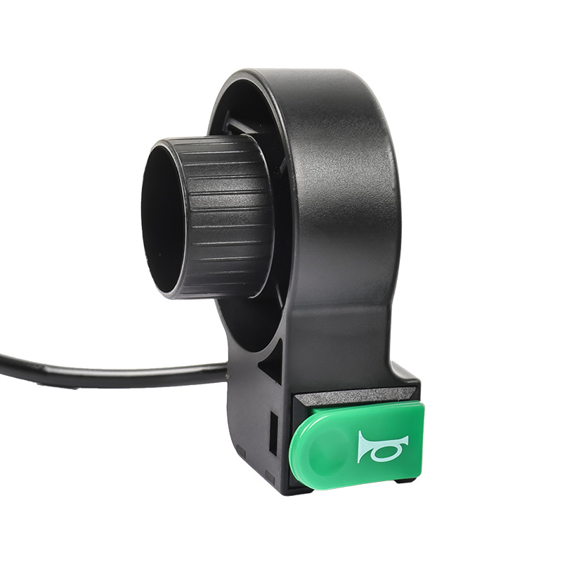 Interruptor combinado de un solo altavoz de triciclo, automóvil de batería simple, modificación de automóvil eléctrico, botón de manillar independiente de un solo punto con línea