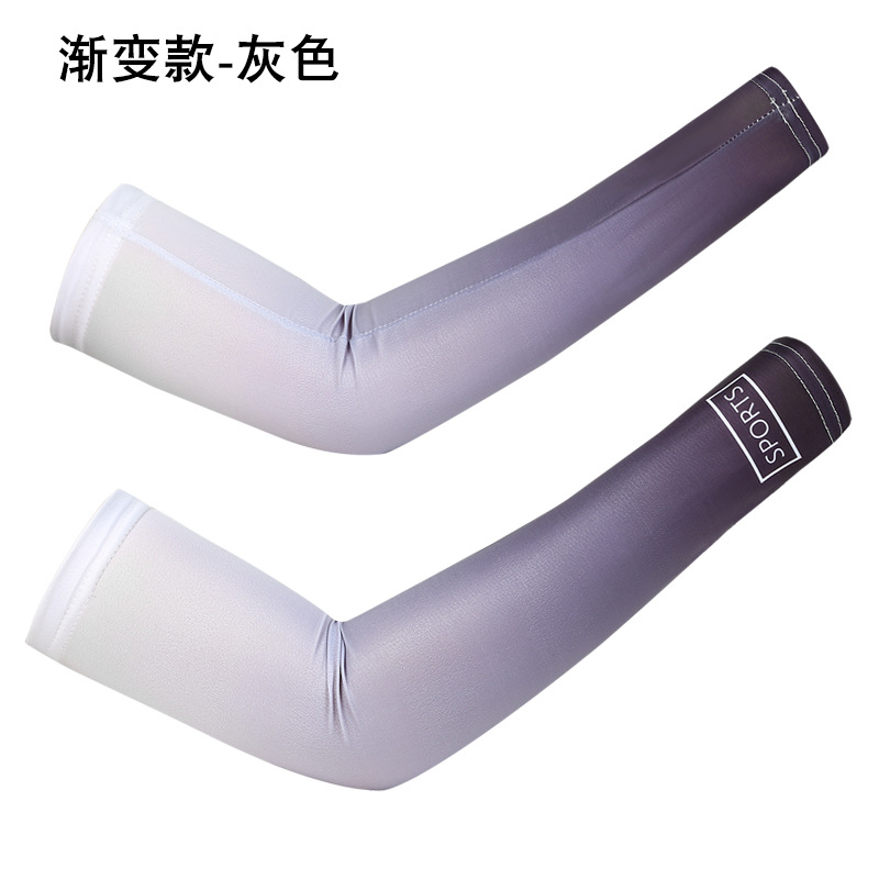 Protección solar manga de hielo para hombres y mujeres manga fresca verano multicolor conducción de seda de hielo manga de protección del brazo máscara de protección uv