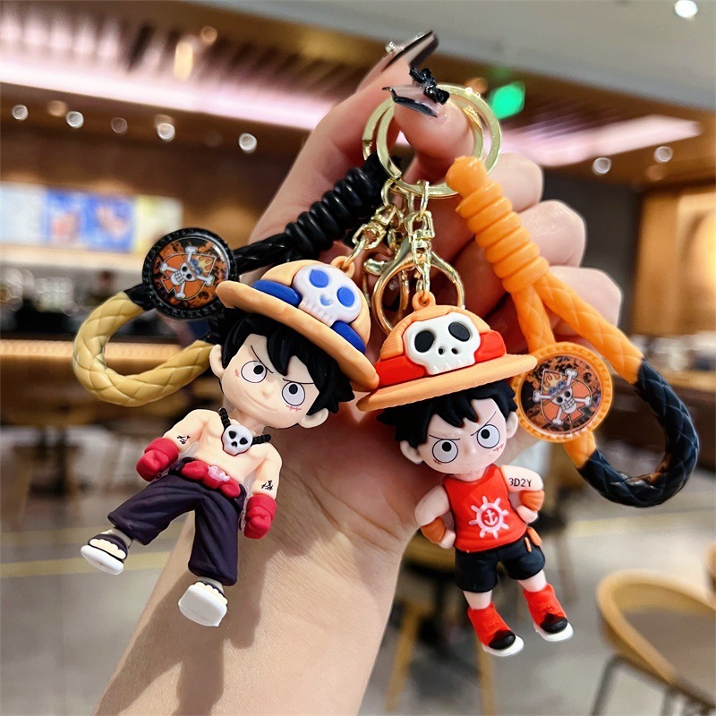 新商品のワンピースアニメのキーホルダールフィ公仔男性のカバンはデパートの子供機の小さいプレゼントの卸売りをします。|undefined