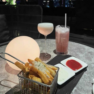 户外餐厅桌灯清吧氛围灯吧台酒吧装饰创意个性简约充电圆球小台灯