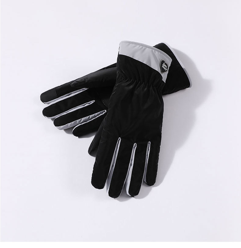 Winterskihandschuhe mit Plüschisolierung, kältebeständig, winddicht, Outdoor-Radfahren, rutschfest, Touchscreen, süß_voghion.com