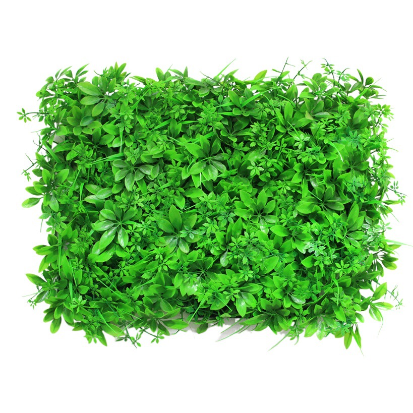 Planta artificial transfronteriza pared interior puerta cabeza decoración planta verde Fondo pared césped artificial césped plástico falso césped