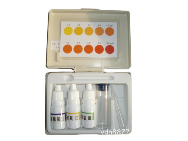 现货溶解氧比色盒/水中溶解氧含量快速测试盒 1-10mg/l
