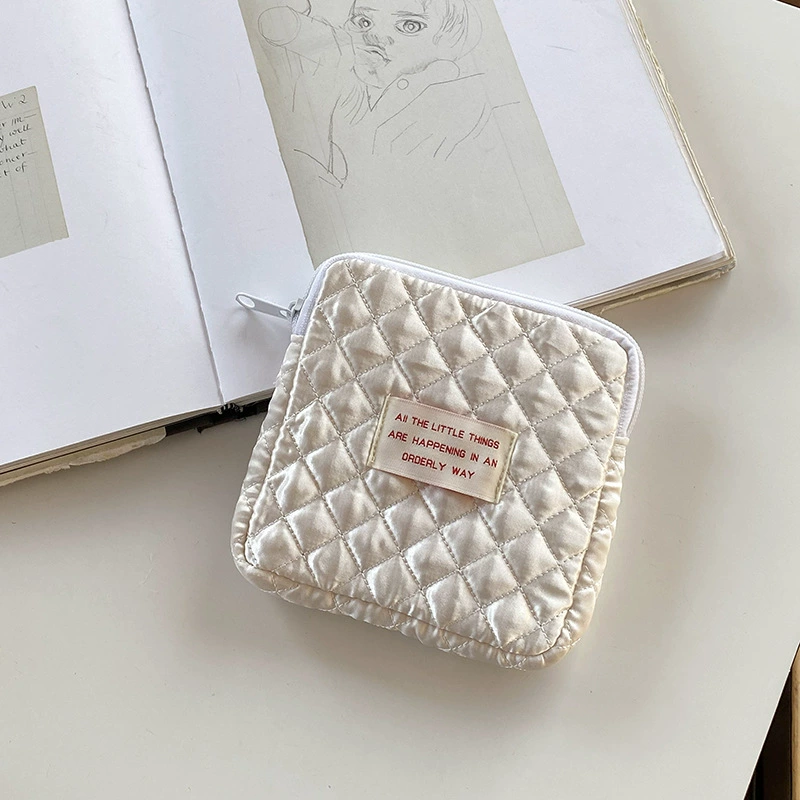 Милый портативный косметичка, наушники, сумка с оборудованием, помада, organizer bag