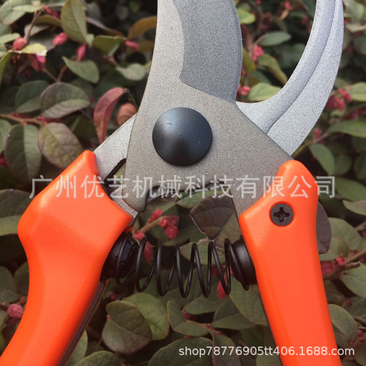 台湾奥迈克修枝剪AMK112手剪园林园艺小剪刀果枝剪SK5高碳钢剪刀