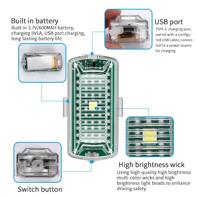 vehicle, aircraft light, modified | Tail light