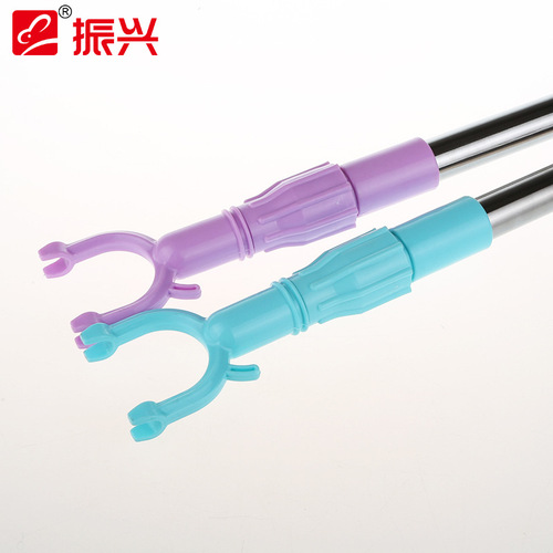 Zhenxing stainless steel telescopic clothes fork SJM1203 clothes drying rod clothes rod rack clothes balcony rod single rod clothes hanging rod