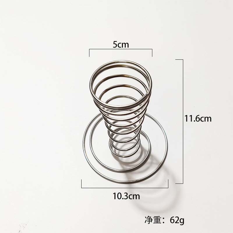 Acero inoxidable estante de helado cono soporte de pantalla ventana tubo de huevo decoración de alimentos accesorios decoración de helado decoración de mostrador