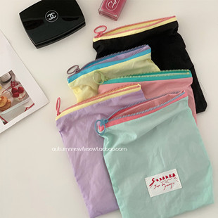 Storage Bag Cosmetic Bag Women's Travel Portable Sanitary Napkin Storage Small Bag Storage Bag Coin Purse Grocery Bag Toiletry Bag