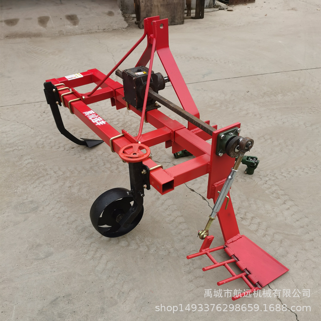 加重型带震动抖土铲的大葱收获机 40-90马力的双梁不伤葱的起葱机