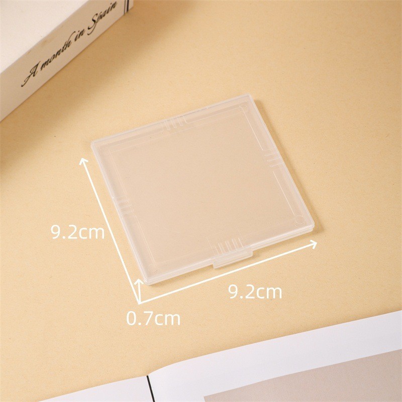 透明プラスチック製の小さな空箱、正方形のビーズボックス、小物包装用プラスチックボックス、石鹸片収納ボックス